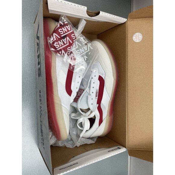 VANS AVE SKATE SPORT LEATHER  WHITE SHOES MEN'S SIZE 5.5 - Picture 9 of 16